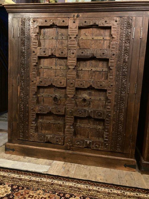 Secretaire - Hout - Indiase cabinet, Antiek en Kunst, Curiosa en Brocante