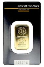 10 gram - Goud .999 - Argor - Verzegeld en met certificaat, Timbres & Monnaies, Métaux nobles & Lingots