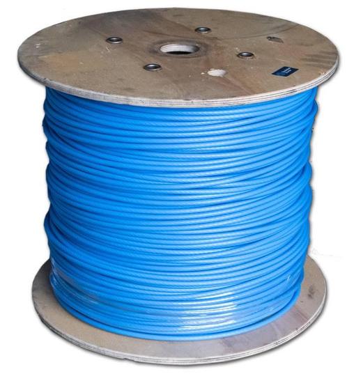 Staalkabel blauw geplastificeerd 6/8 voor mestschuiven, Tuin en Terras, Overige Tuin en Terras, Verzenden