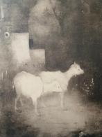 Jan Mankes (1889-1920), after - Twee geitjes in Bosch