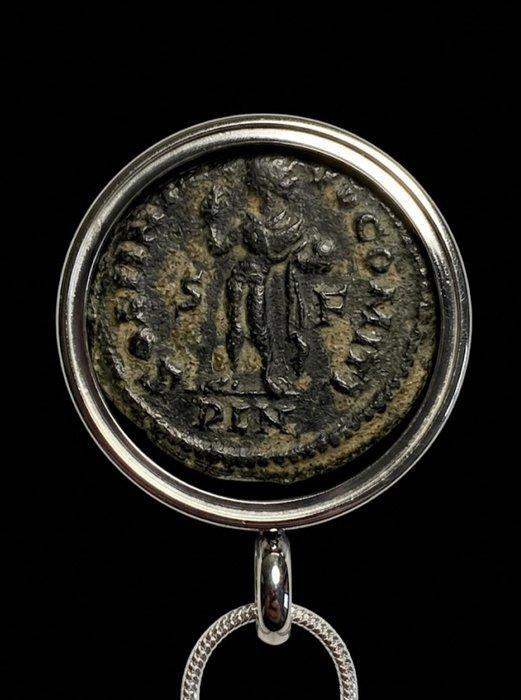 Romain antique Bronze Pendentif en forme de monnaie (Sans, Bijoux, Sacs & Beauté, Bijoux anciens