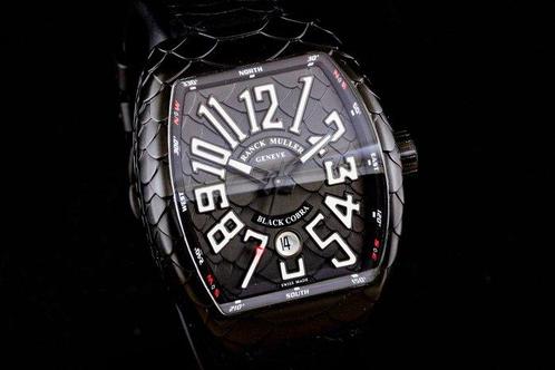 Franck Muller - Vanguard Black Cobra - V 45 SC DT BLACK, Handtassen en Accessoires, Horloges | Heren