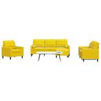 vidaXL 4-delige Loungeset met kussens en bolsters fluweel, Huis en Inrichting, Zetels | Zetels, Verzenden, Nieuw