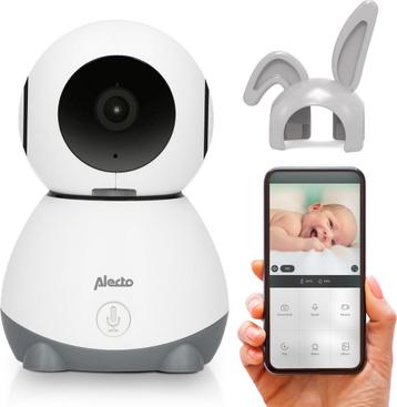 Alecto Wifi Babyfoon met Camera en App - beweegbaar - Wit, Verzenden
