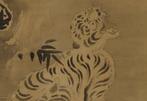Bamboo and Tiger - With signature Hgen Eishin hitsu