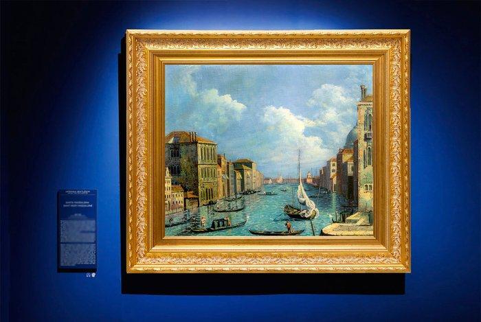 Da Canaletto (XX) - Veduta del Canal Grande di Venezia dal, Antiek en Kunst, Kunst | Schilderijen | Klassiek