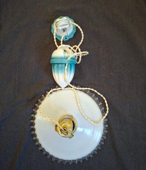 Plafondlamp - Porselein - Omhoog en omlaag, Antiek en Kunst, Curiosa en Brocante
