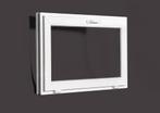 PVC kiep raam b100xh60 cm Wit, Doe-het-zelf en Bouw, Glas en Ramen, Nieuw, Dubbelglas, Ophalen of Verzenden, 160 cm of meer