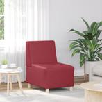 vidaXL Sofa Stoel Wijnrood 55 x 74 x 82 cm Kunstleer, Huis en Inrichting, Verzenden, Nieuw