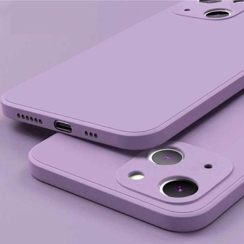 iPhone 13 Pro Square Silicone Hoesje - Zachte Matte Case, Telecommunicatie, Mobiele telefoons | Hoesjes en Screenprotectors | Apple iPhone