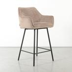 Barkruk Helsinki, taupe, 4 poot onderstel, Huis en Inrichting, Stoelen, Ophalen of Verzenden, Gebruikt