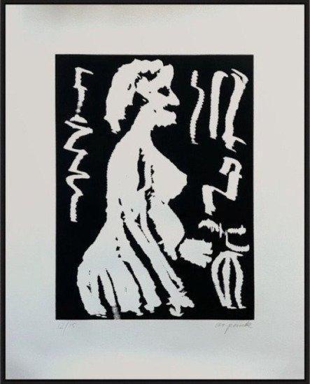 A.R. Penck (1939-2017) - „Figur“ signed - only 15 specimens, Antiek en Kunst, Antiek | Overige Antiek