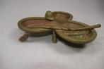 Schaal - Brons - Schaal op paardenhoeven, Antiek en Kunst
