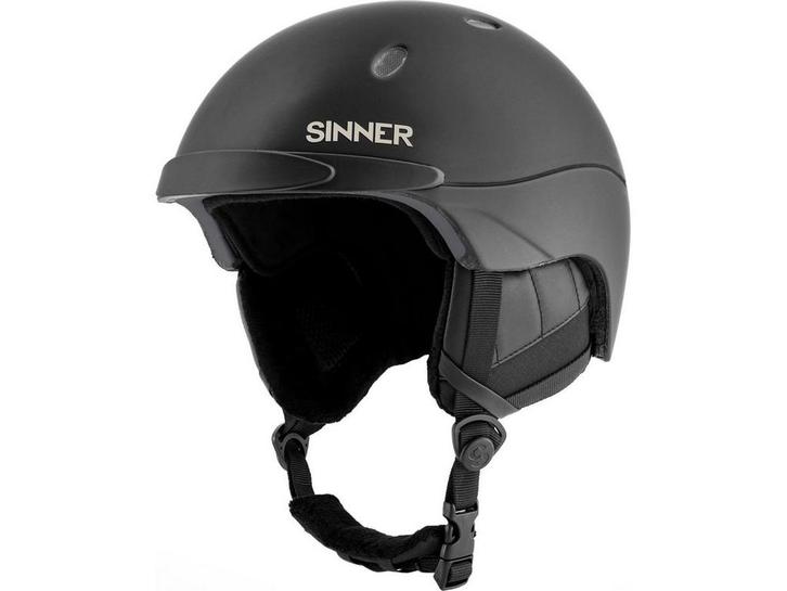 SINNER TITAN - Sneeuwhelm - In-Mold technologie - Mat Zwart, Sport en Fitness, Skiën en Langlaufen, Zo goed als nieuw, Verzenden