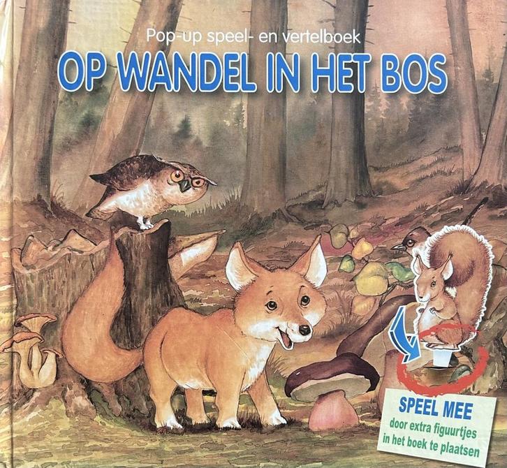 Op wandel in het bos / Popup speel- en leerboek, Boeken, Kinderboeken | Kleuters, Gelezen, Verzenden