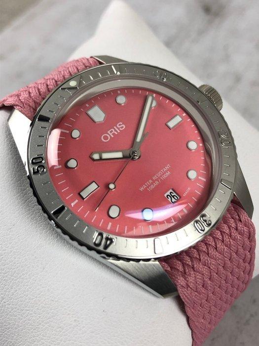 Oris - Divers Sixty Five Cotton Candy Automatic Pink - 01, Handtassen en Accessoires, Horloges | Heren
