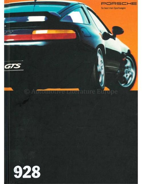 1994 PORSCHE 928 GTS HARDCOVER BROCHURE DUITS, Livres, Autos | Brochures & Magazines