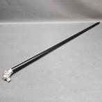 Wandelstok - Hout - Wandelstok van Sterlingzilver