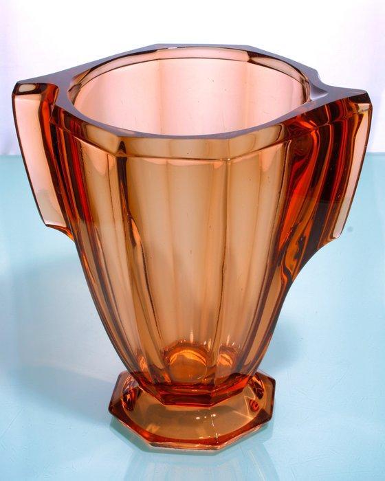 Vase - Leafy motif Modèle 19085 - Verre pressé, Antiek en Kunst, Kunst | Designobjecten