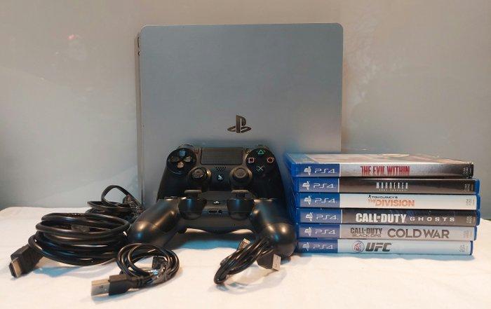 Sony - Playstation 4 (PS4) - Slim silver - Videogameconsole, Games en Spelcomputers, Spelcomputers | Overige Accessoires