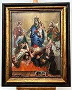 École italienne (XIX) - Madonna con Bambino che libera le