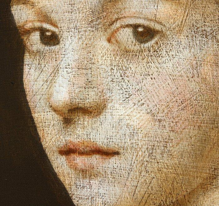 Michal Lukasiewicz - Study of a Young female with dark hair, Antiquités & Art, Art | Peinture | Moderne