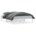 Bedframe Metaal Wit 140x200 cm | Retour Deal | -35%, Verzenden, Wit, 140 cm, 200 cm