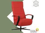 Leren relaxfauteuil Matrix elektrisch - Toledo Ferrari, Nieuw, Ophalen of Verzenden, 50 tot 75 cm, Industrieel, Modern