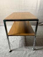 Wilhelm Renz - Serveerwagen - Chroom, Metaal, Walnoot -