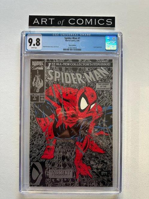 Spider-Man #1 - Silver Edition - CGC 9.8 - 1 Graded comic -, Boeken, Strips | Comics