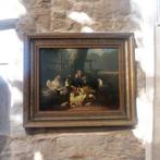 Otto Scheuerer (1862-1934) - Farmyard Scene with Poultry and