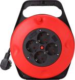 Kabelhaspel - Verlengsnoer - Verlengkabel - 5 meter - Rood -, Doe-het-zelf en Bouw, Verzenden, Nieuw