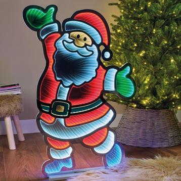 Infinity lights kerstman met ledverlichting - 62 x 1,3 x 90 beschikbaar voor biedingen