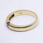 Ring - 18 karaat Geel goud - 0.12ct. tw. Diamant, Handtassen en Accessoires, Ringen, Nieuw