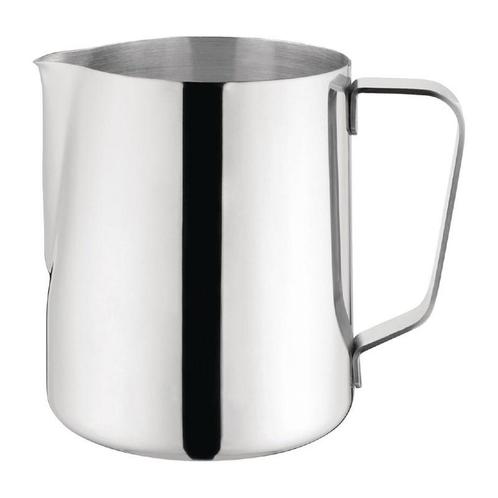 Melkkan RVS | 1L | 12,9cm Olympia, Zakelijke goederen, Horeca | Keukenapparatuur, Nieuw in verpakking, Verzenden