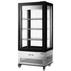 Koelvitrine | LUCIA | 550L | Zwart/RVS | +2°C/+12°C |, Verzenden, Nieuw in verpakking
