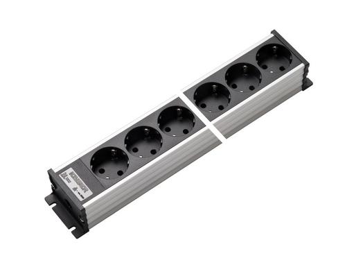Martin Kaiser 6-Weg Aluminium Stopcontactstrip Zonder, Doe-het-zelf en Bouw, Elektriciteit en Kabels, Verzenden