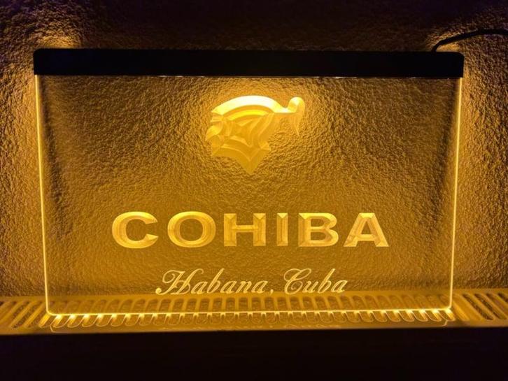 Cohiba sigaar neon bord lamp LED verlichting reclame lichtba, Maison & Meubles, Lampes | Autre, Envoi