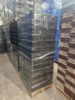 Eurobak 60x40x18 zwart gesloten vlakke bodem gebruikt, Ophalen of Verzenden