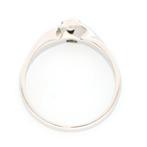Zonder Minimumprijs - Ring - 18 karaat Witgoud - 0.15ct. tw., Handtassen en Accessoires, Ringen, Nieuw