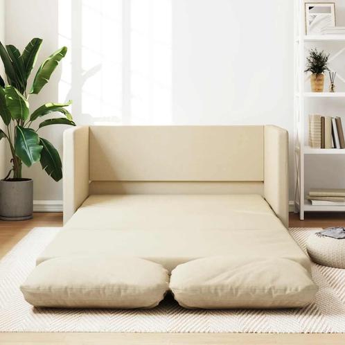 vidaXL Slaapbank vloermodel 2-in-1 112x174x55 cm stof, Huis en Inrichting, Zetels | Zetels, Nieuw, Verzenden
