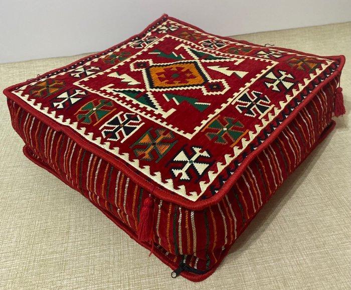 Kelim - 60 cm - 60 cm - Poef en kussen, Antiek en Kunst, Curiosa en Brocante