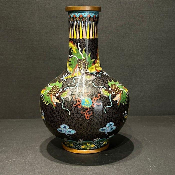 Vaas - Emaille, cloisonne - China - Guangxu (1875-1908) -, Antiek en Kunst, Antiek | Overige Antiek