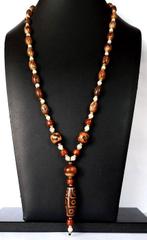 Beschermkettje – DZi-amulet - Ketting met hanger