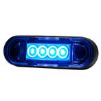 LED markeerlicht voor vlakke montage en buismontage BLAUW, Auto-onderdelen, Nieuw, Ophalen of Verzenden