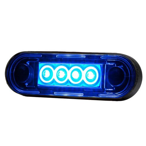 LED markeerlicht voor vlakke montage en buismontage BLAUW, Autos : Pièces & Accessoires, Éclairage, Enlèvement ou Envoi