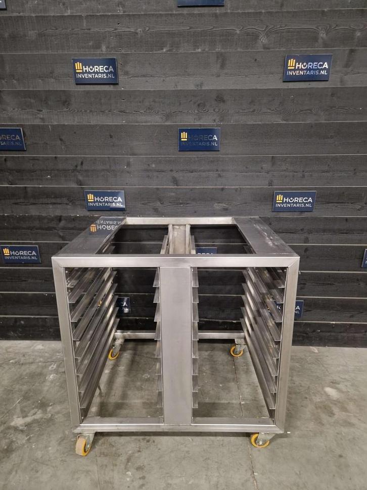 Onderstel | oven onderstel | verrijdbaar | RVS | 92 cm, Zakelijke goederen, Horeca | Keukenapparatuur, Gebruikt, Inox Meubilair