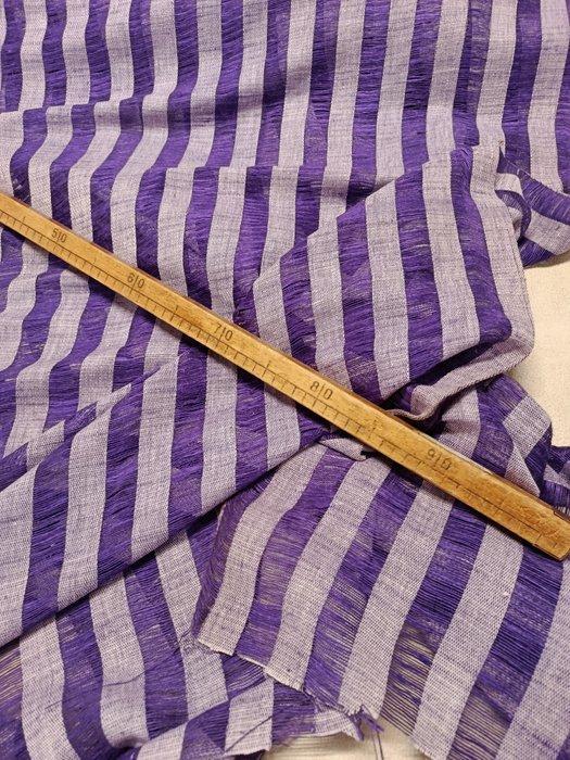 Introvabile tendone vintage a righe viola - Textiel - 360 cm, Antiek en Kunst, Antiek | Tapijten, Tafelkleden en Textiel