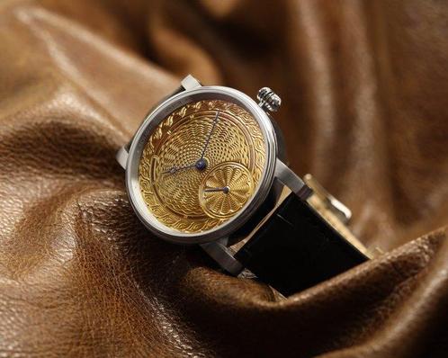 Schaumburg Watch - Classoco - hand-guilloché dial - Homme -, Handtassen en Accessoires, Horloges | Heren