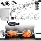 RVS Rotisserie - 107cm -  Elektrische draaispit - Zilver - K, Verzenden, Nieuw